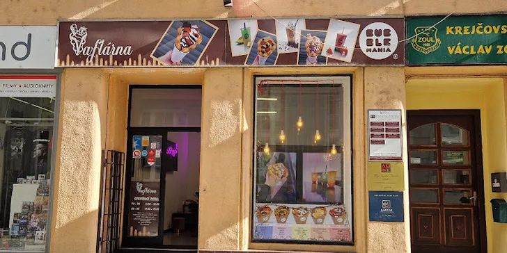 Otevřené vouchery do Vaflárny na vafle, bubble tea i další dobroty: 300-1000 Kč