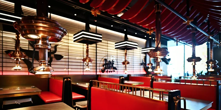 Prémiové BBQ all you can eat s hovězím wagyu: maso na gril a korejské speciality pro 1 až 2 osoby