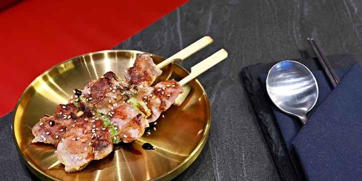 Prémiové BBQ all you can eat s hovězím wagyu: maso na gril a korejské speciality pro 1 až 2 osoby