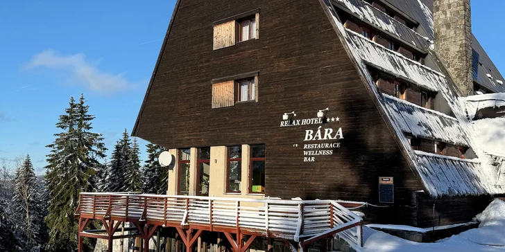 Dovolená v Krkonoších nedaleko Špindlu se stravou, bazénem i zázemím pro děti