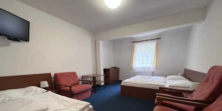 Rodinný hotel v Jizerkách: wellness, herna i minigolf, možnost snídaní