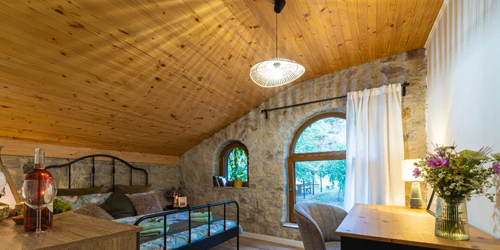 Zažijte slovenské Toskánsko: domeček uprostřed vinic v blízkosti Tokaje až pro 4 osoby