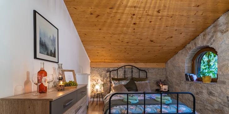 Zažijte slovenské Toskánsko: domeček uprostřed vinic v blízkosti Tokaje až pro 4 osoby