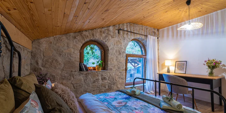 Zažijte slovenské Toskánsko: domeček uprostřed vinic v blízkosti Tokaje až pro 4 osoby