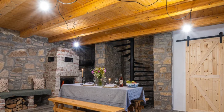 Zažijte slovenské Toskánsko: domeček uprostřed vinic v blízkosti Tokaje až pro 4 osoby