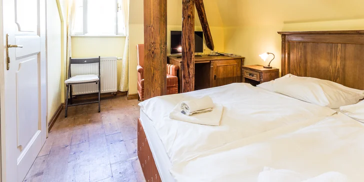 Romantický pobyt v historickém penzionu v centru Banské Štiavnice se snídaní