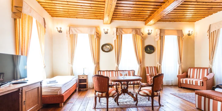 Romantika v Banské Štiavnici se snídaní, hodinou bowlingu a parkováním