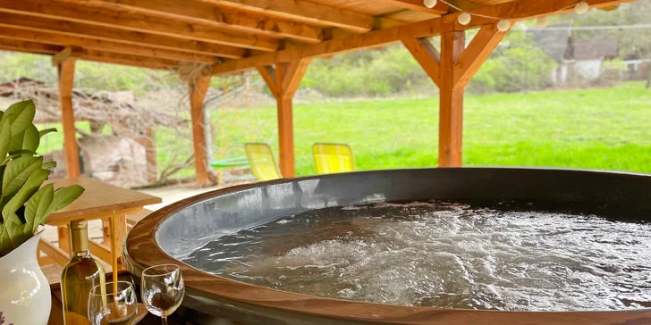 Zažijte slovenské Toskánsko: domeček uprostřed vinic v blízkosti Tokaje až pro 4 osoby