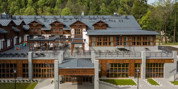 5* hotel v polských Pieninách: wellness a snídaně nebo polopenze