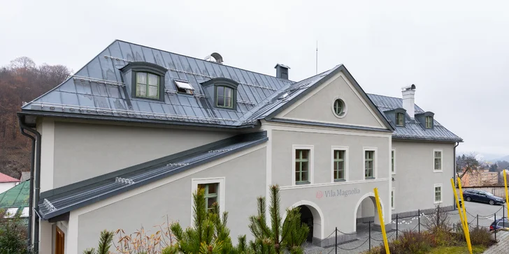 Pobyt v luxusní Vile Magnolia v širším centru Banské Štiavnice s privátním wellness