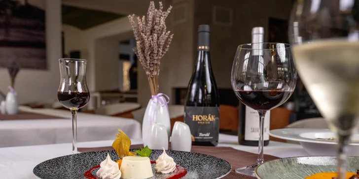 4chodové degustační menu s možností vinného párování v restauraci Jan Maria