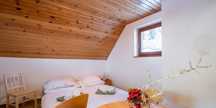 Zážitkové ubytování na Liptově: chaty v lůně přírody s koupací kádí