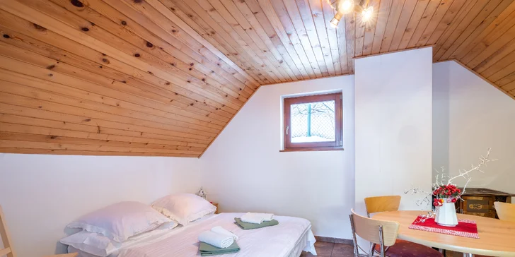 Zážitkové ubytování na Liptově: chaty v lůně přírody s koupací kádí