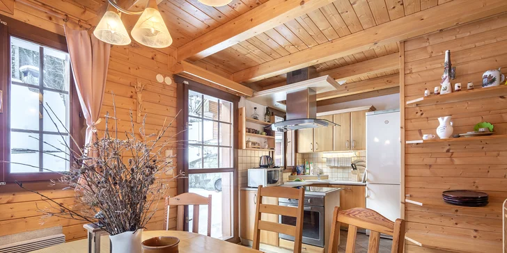 Zážitkové ubytování na Liptově: chaty v lůně přírody s koupací kádí