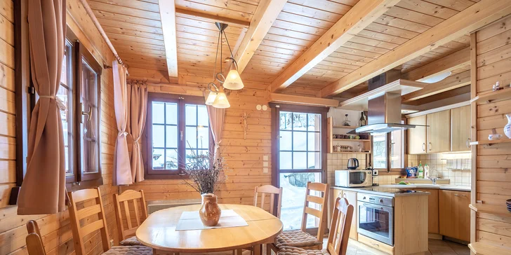 Zážitkové ubytování na Liptově: chaty v lůně přírody s koupací kádí