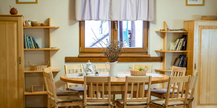 Zážitkové ubytování na Liptově: chaty v lůně přírody s koupací kádí