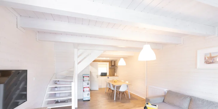 Domky či apartmány u Baltu s wellness i animací nedaleko Sloviňského národního parku