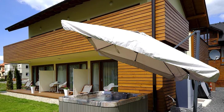 Rodinný pobyt v Jasné: moderní apartmány se snídaní a venkovní vířivkou