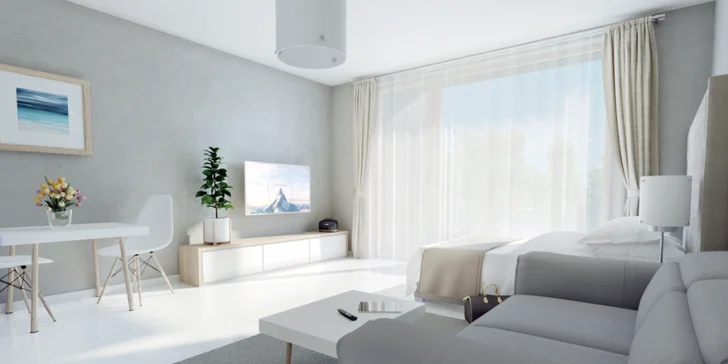 Domky či apartmány u Baltu s wellness i animací nedaleko Sloviňského národního parku