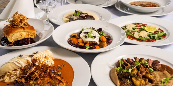 Tříchodové menu pro 1 nebo 2 osoby v resortu Kaskáda, varianta se 120 min ve wellness