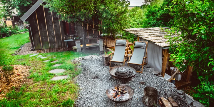 Pobyt v mini domečku u Zvolena s apiterapií: spánek u včel, snídaňový košík a výlety na elektrokolech