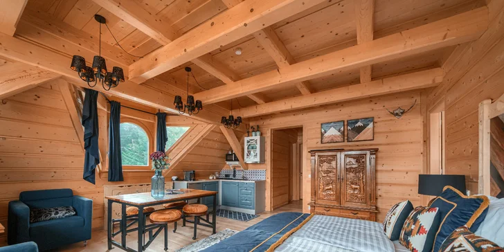 Pohádková vila v klidném prostředí jen 5 km od Zakopaného: unikátní pokoje i soukromý les