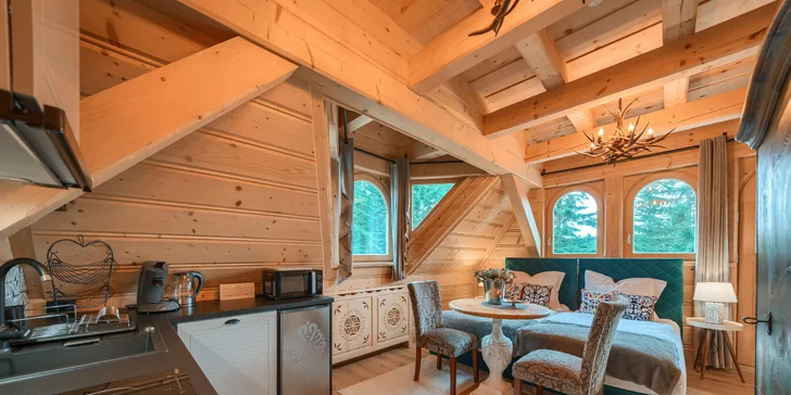 Pohádková vila v klidném prostředí jen 5 km od Zakopaného: unikátní pokoje i soukromý les