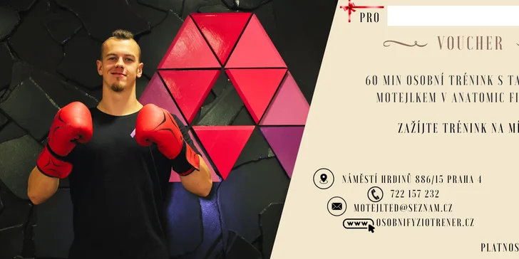Dejte si do těla: osobní trénink v Anatomic Fitness v délce 60 nebo 90 minut