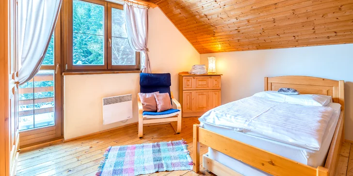 Zážitkové ubytování na Liptově: chaty v lůně přírody s koupací kádí