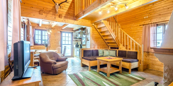 Zážitkové ubytování na Liptově: chaty v lůně přírody s koupací kádí