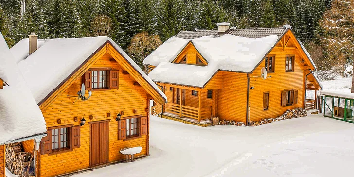 Zážitkové ubytování na Liptově: chaty v lůně přírody s koupací kádí