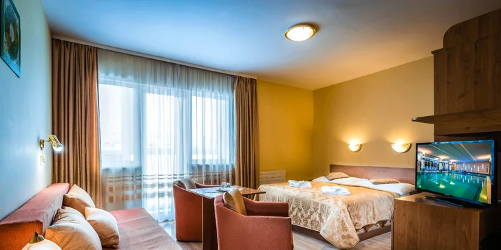 Víkendový relaxační pobyt v centru lázeňského města Dudince s bazénem, masáží a procedurami