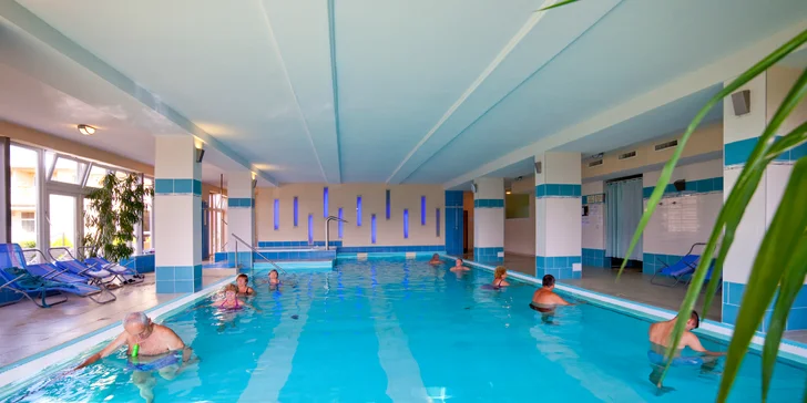 Víkendový relaxační pobyt v centru lázeňského města Dudince s bazénem, masáží a procedurami