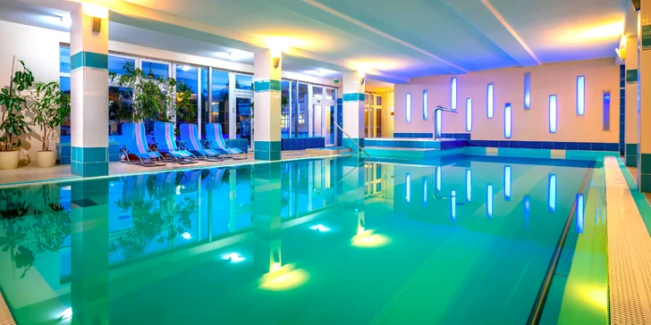 Víkendový relaxační pobyt v centru lázeňského města Dudince s bazénem, masáží a procedurami