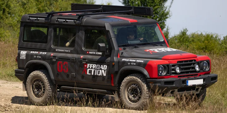 Půl hodiny řízení offroad vozu pro děti: Mercedes G nebo Ineos Grenadier