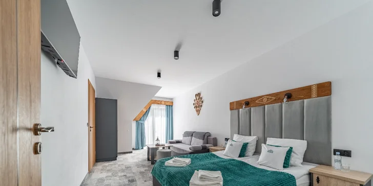 Pobyt v klidné lokalitě Zakopaného: moderní vila s možností snídaně, 5 km od centra