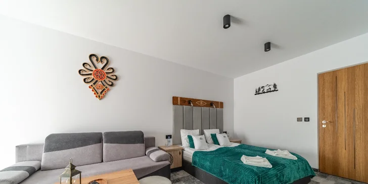 Pobyt v klidné lokalitě Zakopaného: moderní vila s možností snídaně, 5 km od centra