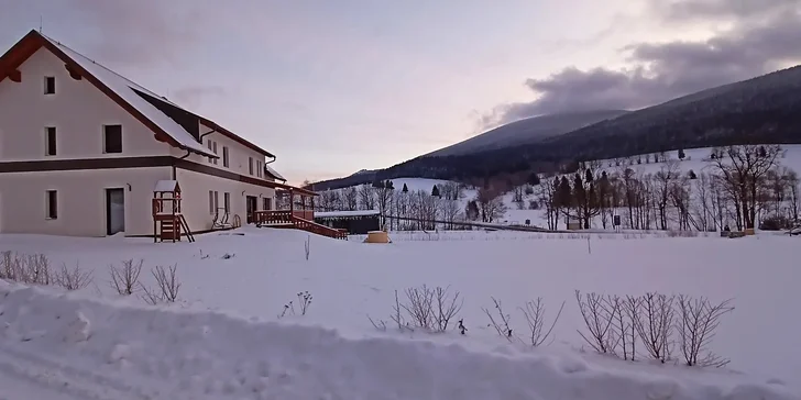 Dovolená v Jeseníkách: penzion pod Ramzovou s jídlem i saunou