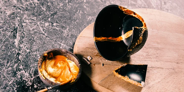 Oprava předmětů zlatem: 3hod. kurz japonského umění Kintsugi i čajový obřad