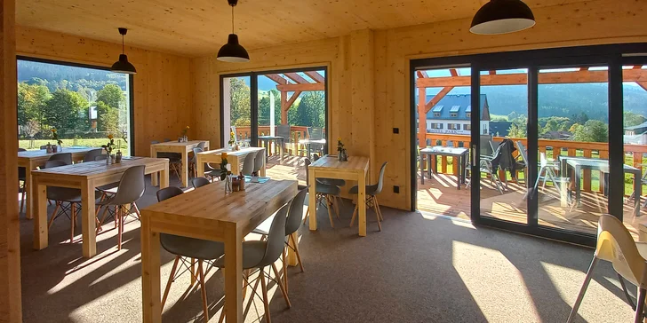 Dovolená v Jeseníkách: penzion pod Ramzovou s jídlem i saunou