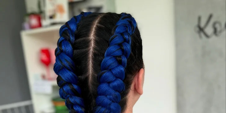 Copánky, čelenka i vysoký culík z kanekalonu v barvě dle výběru pro děti i dospělé