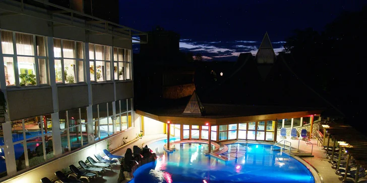 Krásný resort 5 minut od termálů Hévíz s polopenzí a neomezeným wellness