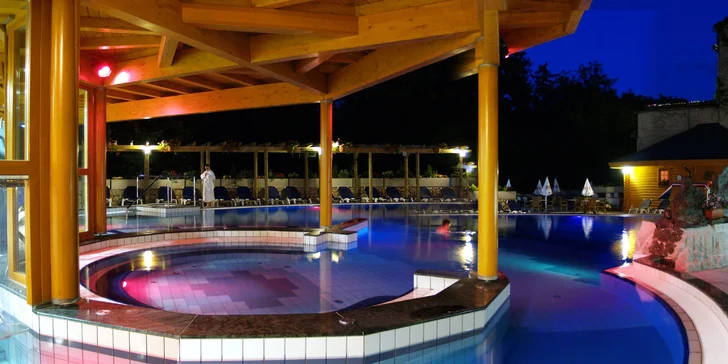 Krásný resort 5 minut od termálů Hévíz s polopenzí a neomezeným wellness
