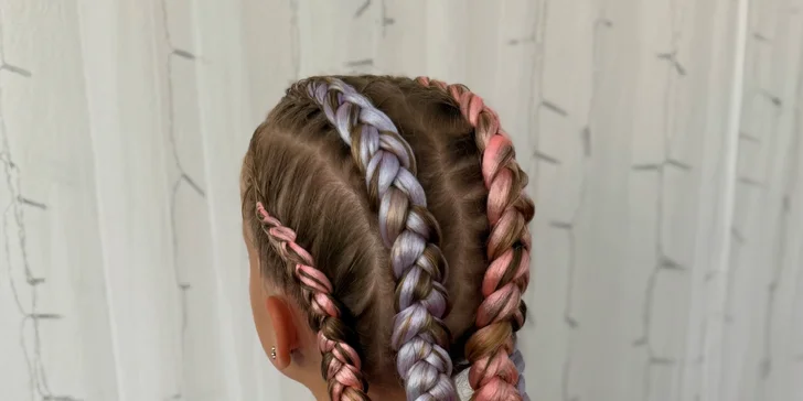 Copánky, čelenka i vysoký culík z kanekalonu v barvě dle výběru pro děti i dospělé