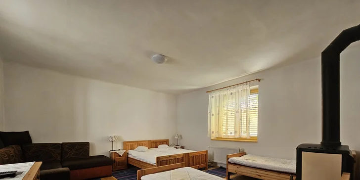 Pobyt v apartmánech na Liptově s výhledem na Kriváň, malým wellness a zahradou