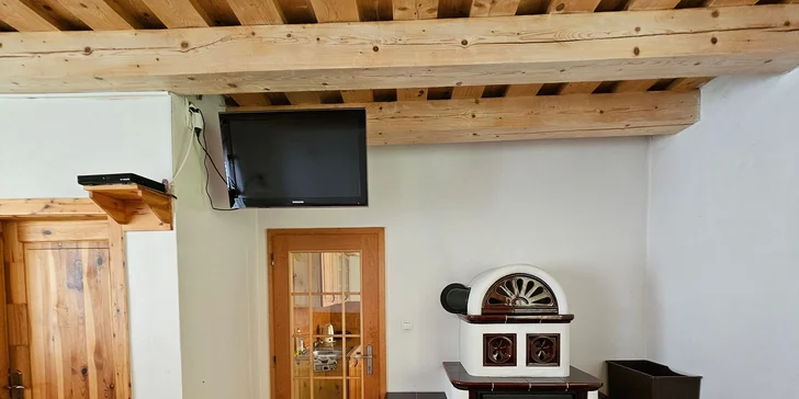 Pobyt v apartmánech na Liptově s výhledem na Kriváň, malým wellness a zahradou