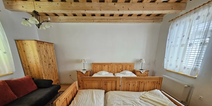 Pobyt v apartmánech na Liptově s výhledem na Kriváň, malým wellness a zahradou