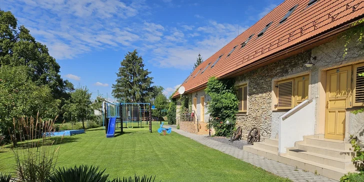 Pobyt v apartmánech na Liptově s výhledem na Kriváň, malým wellness a zahradou