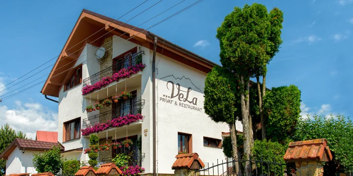 Pobyt v podhůří Tater: polopenze, možnost wellness i all inclusive nápojů