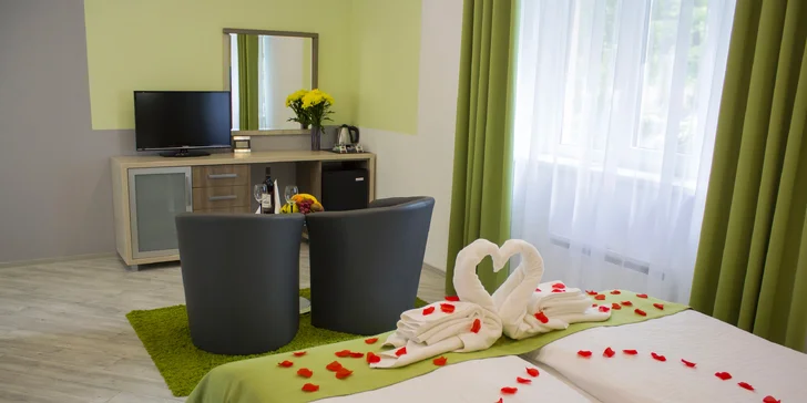 Oáza klidu v prostředí Bardejovských Kúpelí: moderní apartmány i bazény nebo sauna